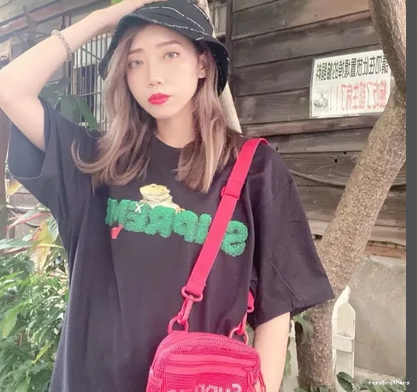 L XL T-shirt S Lizard Short Environmental Tee sleeved Green Logo Black M White 20SS Plant 0803